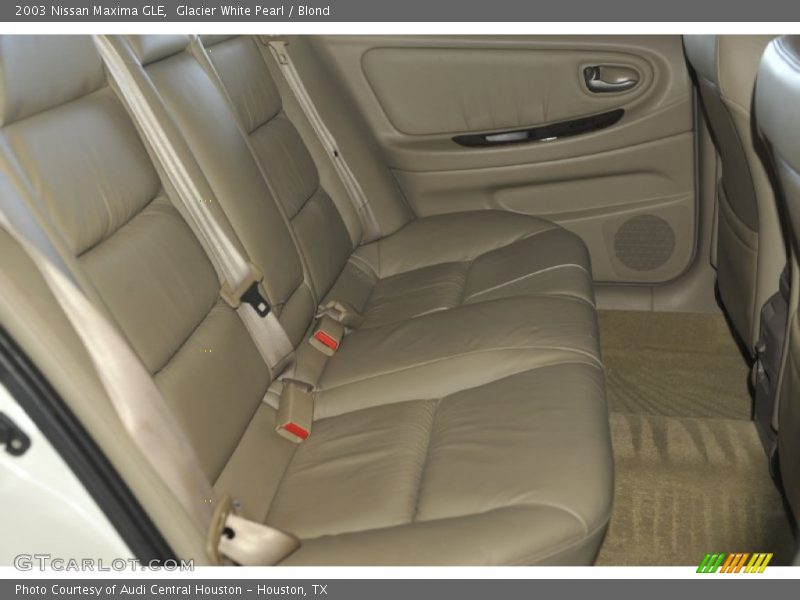 Glacier White Pearl / Blond 2003 Nissan Maxima GLE