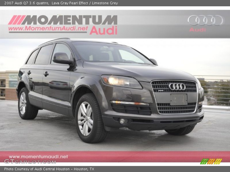Lava Gray Pearl Effect / Limestone Grey 2007 Audi Q7 3.6 quattro