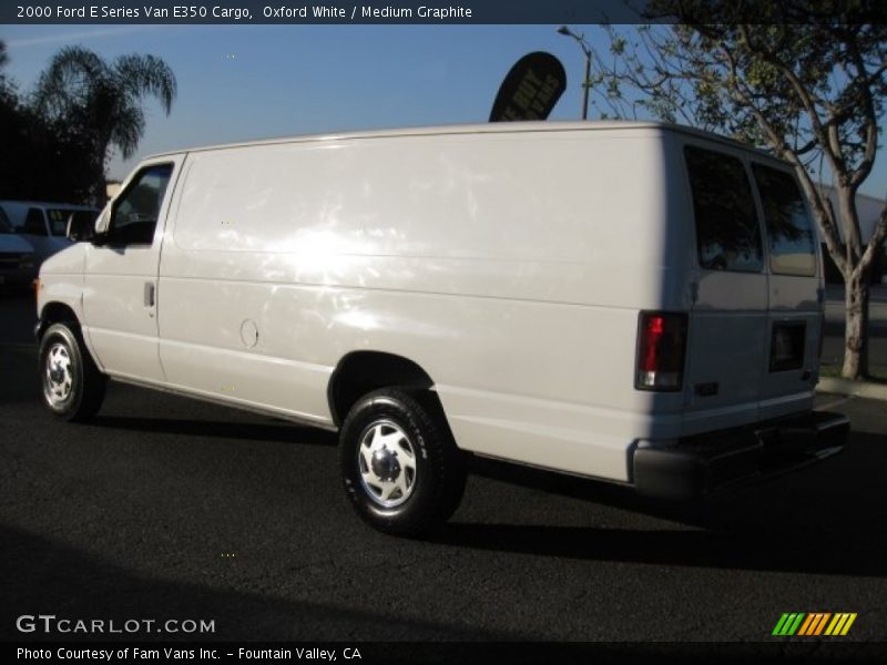 Oxford White / Medium Graphite 2000 Ford E Series Van E350 Cargo