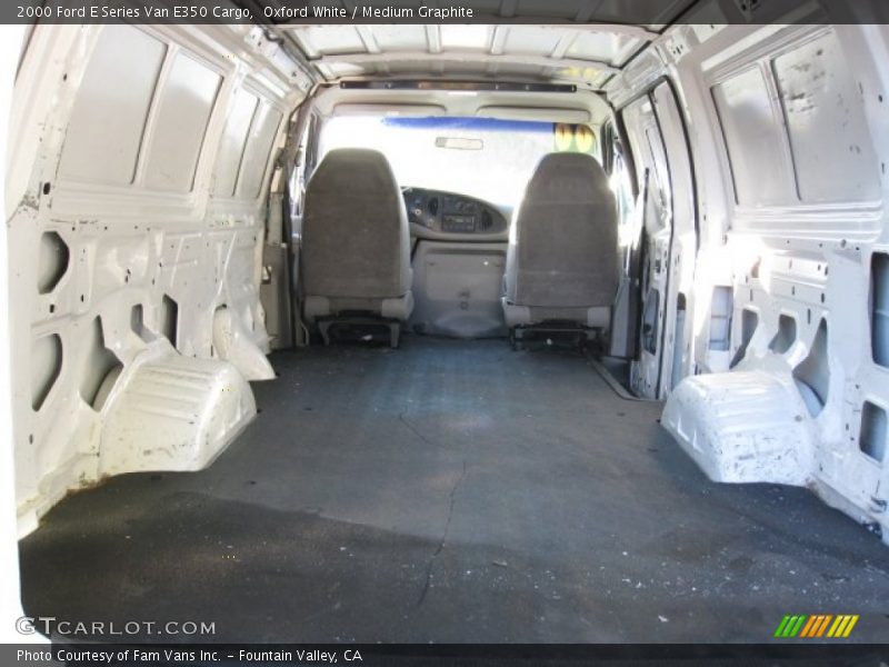 Oxford White / Medium Graphite 2000 Ford E Series Van E350 Cargo