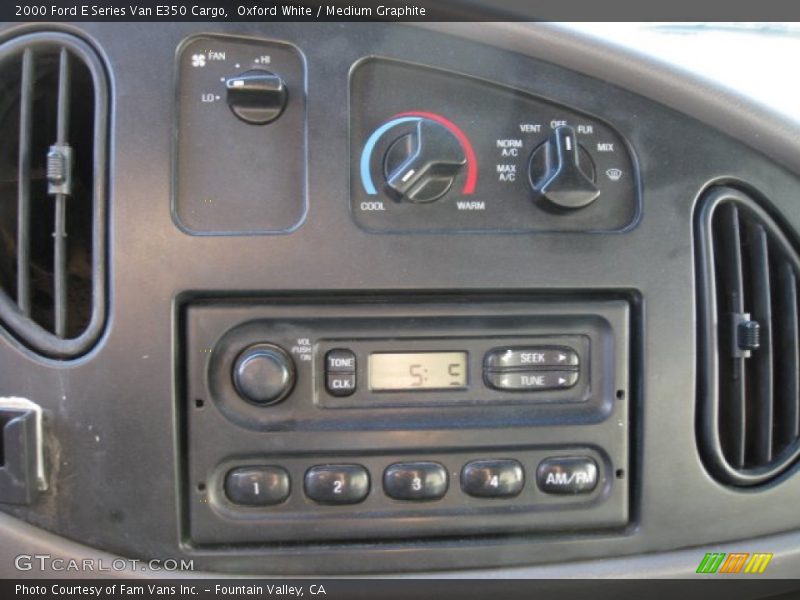 Oxford White / Medium Graphite 2000 Ford E Series Van E350 Cargo