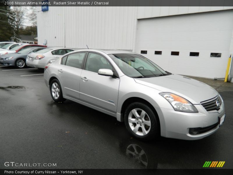 Radiant Silver Metallic / Charcoal 2008 Nissan Altima Hybrid