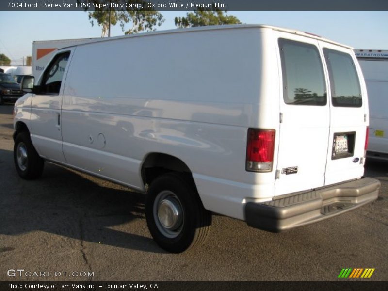 Oxford White / Medium Flint 2004 Ford E Series Van E350 Super Duty Cargo