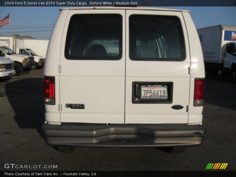 Oxford White / Medium Flint 2004 Ford E Series Van E350 Super Duty Cargo