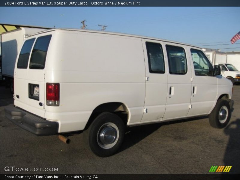 Oxford White / Medium Flint 2004 Ford E Series Van E350 Super Duty Cargo