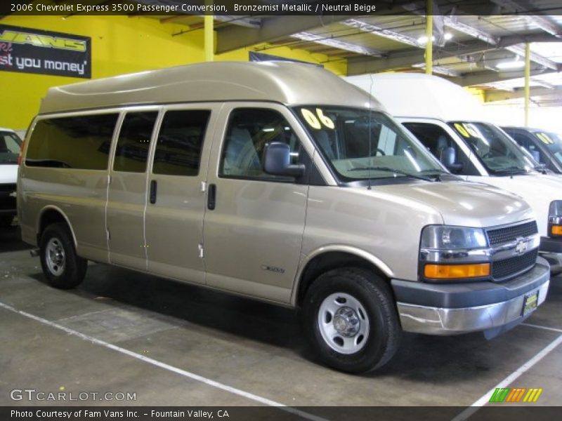 Bronzemist Metallic / Neutral Beige 2006 Chevrolet Express 3500 Passenger Conversion