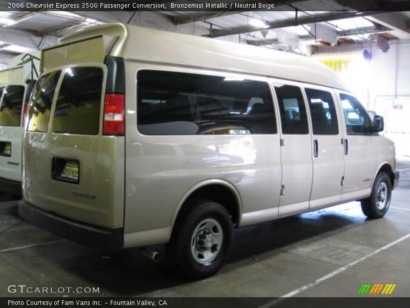 Bronzemist Metallic / Neutral Beige 2006 Chevrolet Express 3500 Passenger Conversion