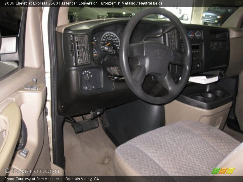 Bronzemist Metallic / Neutral Beige 2006 Chevrolet Express 3500 Passenger Conversion