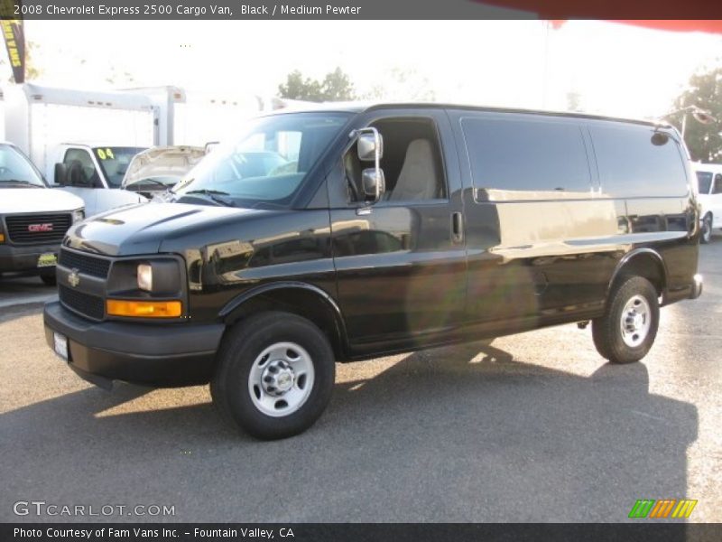 Black / Medium Pewter 2008 Chevrolet Express 2500 Cargo Van