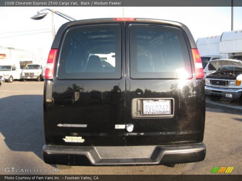 Black / Medium Pewter 2008 Chevrolet Express 2500 Cargo Van