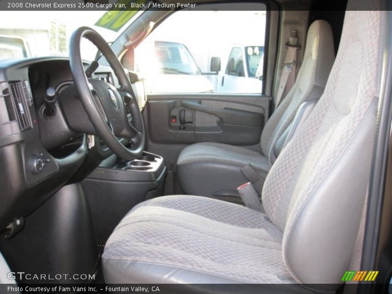  2008 Express 2500 Cargo Van Medium Pewter Interior