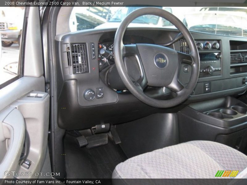 Dashboard of 2008 Express 2500 Cargo Van