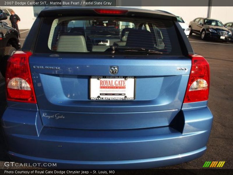 Marine Blue Pearl / Pastel Slate Gray 2007 Dodge Caliber SXT