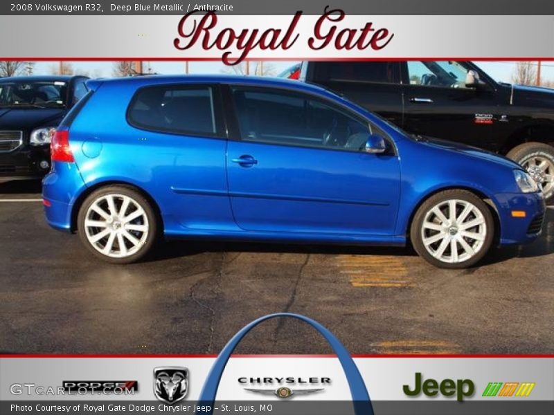 Deep Blue Metallic / Anthracite 2008 Volkswagen R32