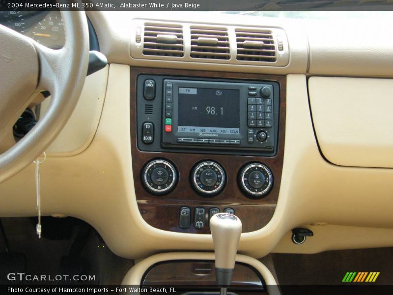 Alabaster White / Java Beige 2004 Mercedes-Benz ML 350 4Matic