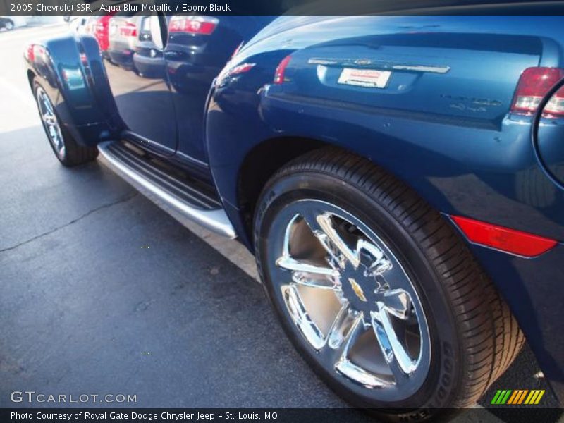 Aqua Blur Metallic / Ebony Black 2005 Chevrolet SSR