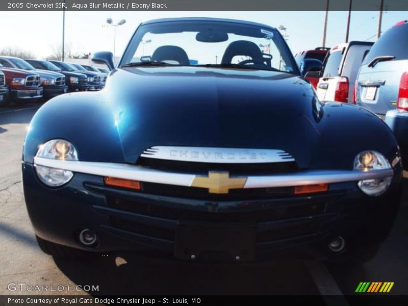 Aqua Blur Metallic / Ebony Black 2005 Chevrolet SSR