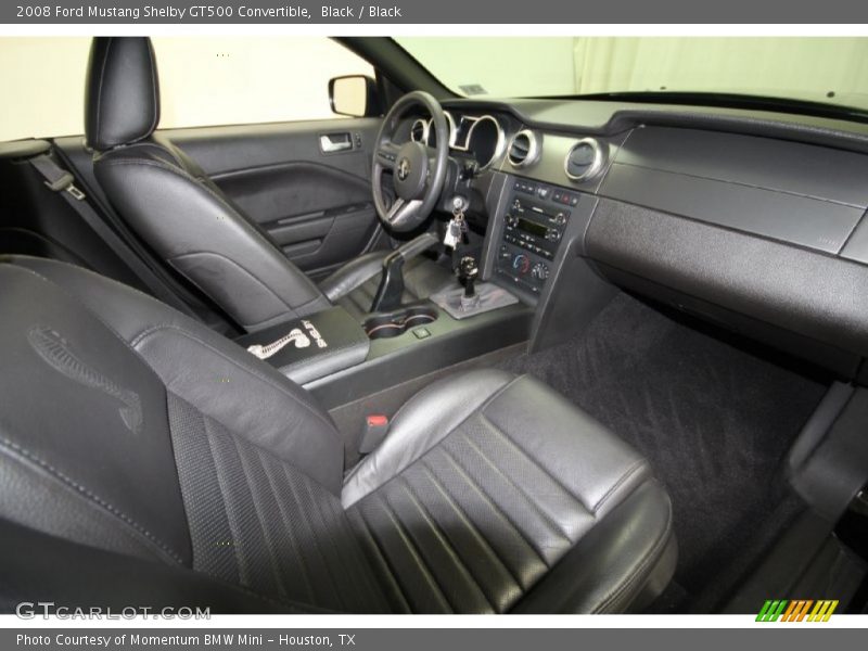 Black / Black 2008 Ford Mustang Shelby GT500 Convertible