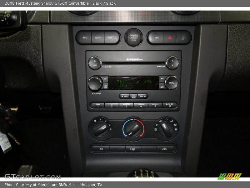 Controls of 2008 Mustang Shelby GT500 Convertible