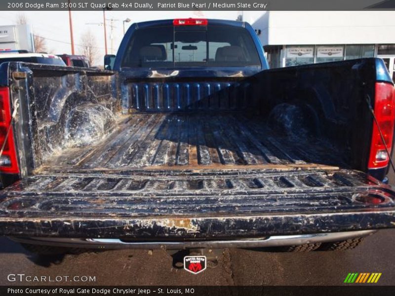 Patriot Blue Pearl / Medium Slate Gray 2006 Dodge Ram 3500 SLT Quad Cab 4x4 Dually