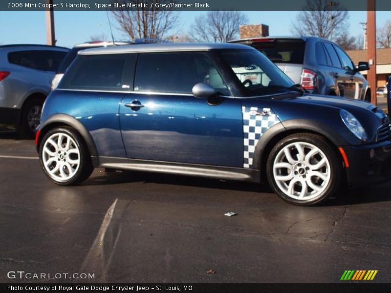Space Blue Metallic / Grey/Panther Black 2006 Mini Cooper S Hardtop