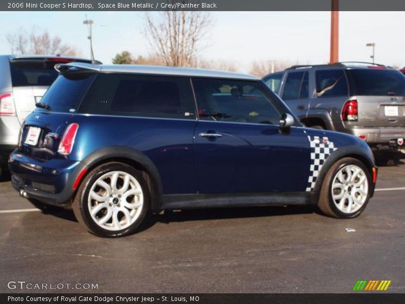 Space Blue Metallic / Grey/Panther Black 2006 Mini Cooper S Hardtop
