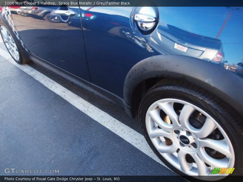 Space Blue Metallic / Grey/Panther Black 2006 Mini Cooper S Hardtop