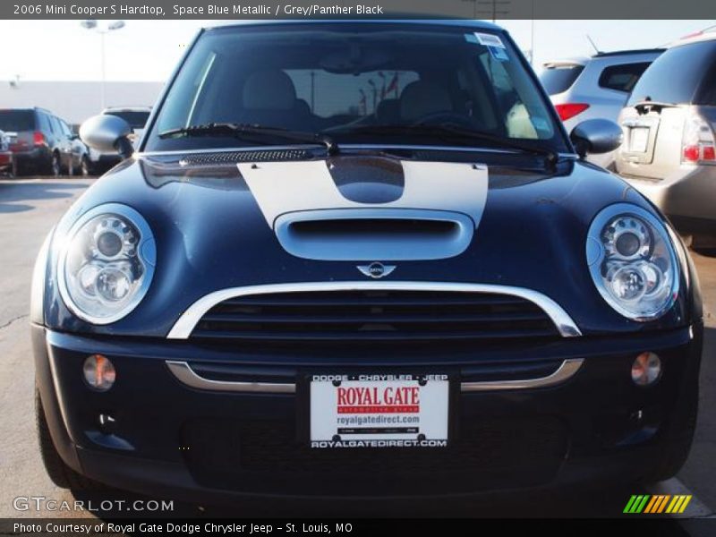 Space Blue Metallic / Grey/Panther Black 2006 Mini Cooper S Hardtop