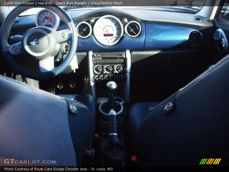 Space Blue Metallic / Grey/Panther Black 2006 Mini Cooper S Hardtop