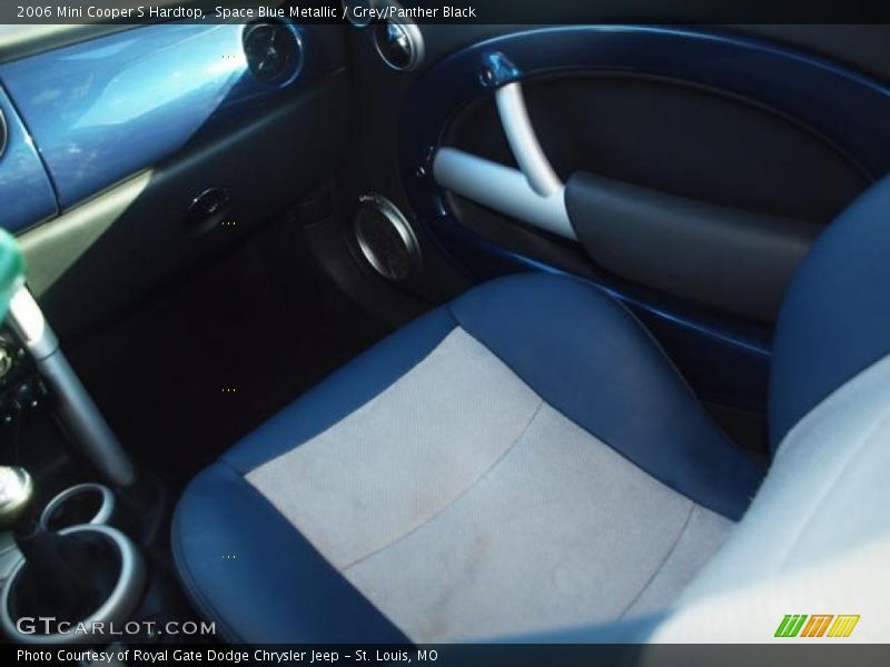 Space Blue Metallic / Grey/Panther Black 2006 Mini Cooper S Hardtop