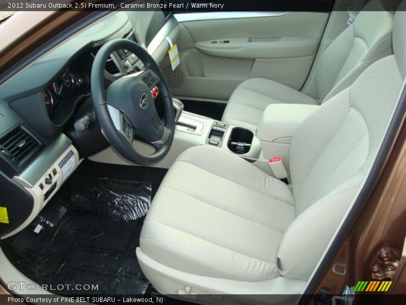 Caramel Bronze Pearl / Warm Ivory 2012 Subaru Outback 2.5i Premium