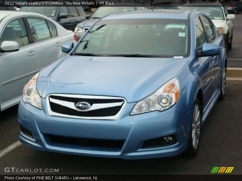 Sky Blue Metallic / Off Black 2012 Subaru Legacy 2.5i Limited