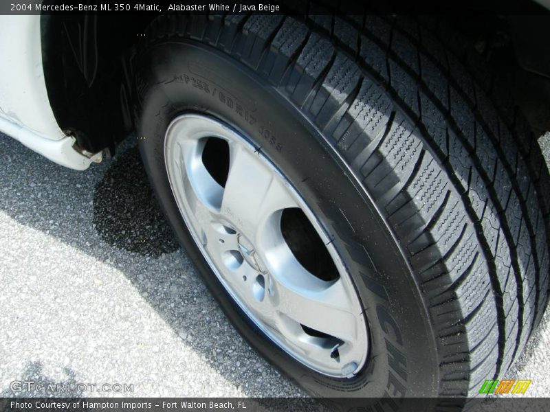 Alabaster White / Java Beige 2004 Mercedes-Benz ML 350 4Matic