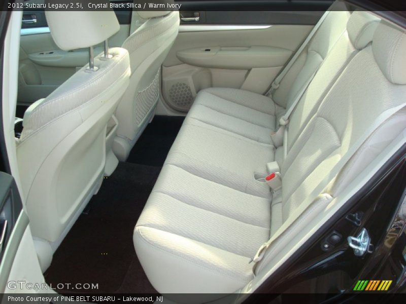 Crystal Black Silica / Warm Ivory 2012 Subaru Legacy 2.5i