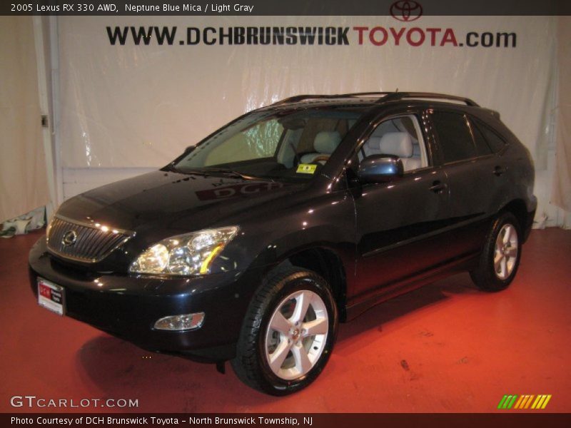 Neptune Blue Mica / Light Gray 2005 Lexus RX 330 AWD