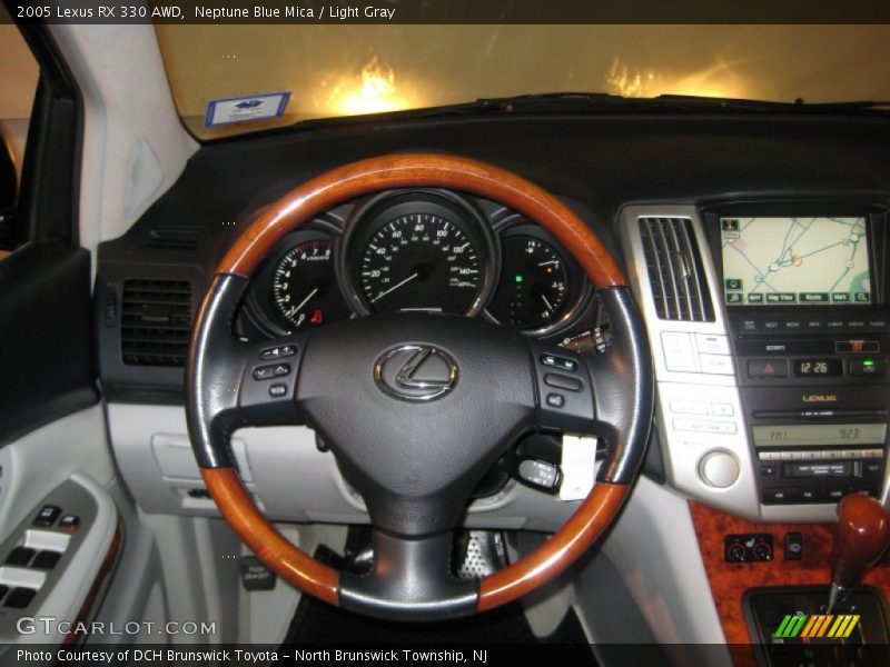Neptune Blue Mica / Light Gray 2005 Lexus RX 330 AWD