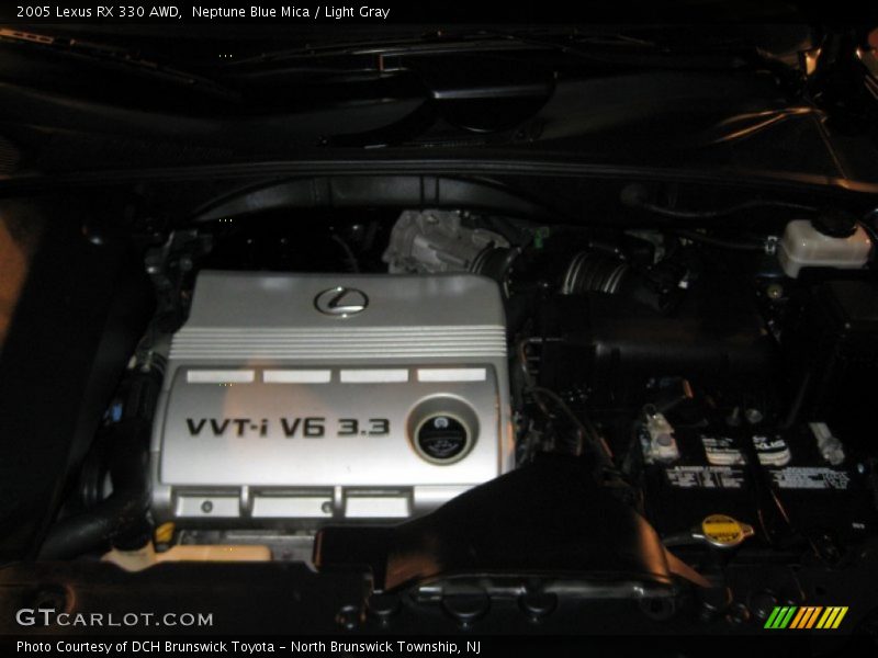 Neptune Blue Mica / Light Gray 2005 Lexus RX 330 AWD