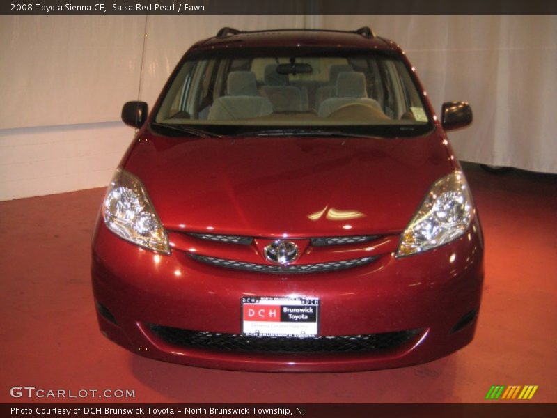 Salsa Red Pearl / Fawn 2008 Toyota Sienna CE