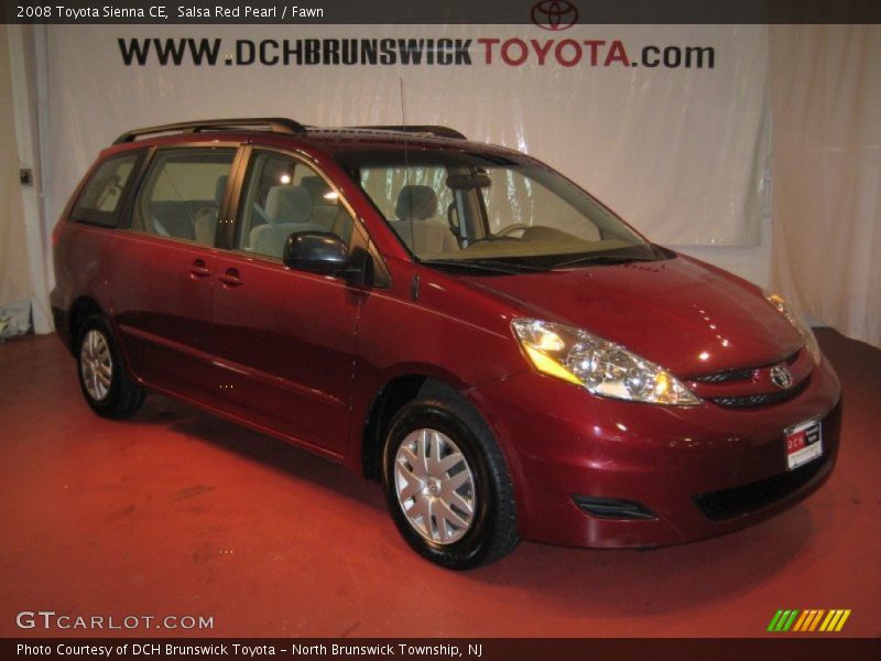 Salsa Red Pearl / Fawn 2008 Toyota Sienna CE