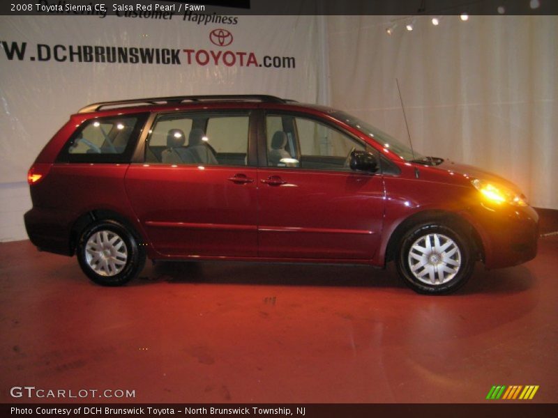 Salsa Red Pearl / Fawn 2008 Toyota Sienna CE