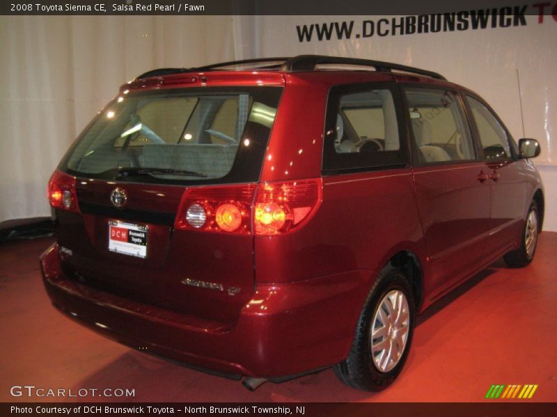 Salsa Red Pearl / Fawn 2008 Toyota Sienna CE