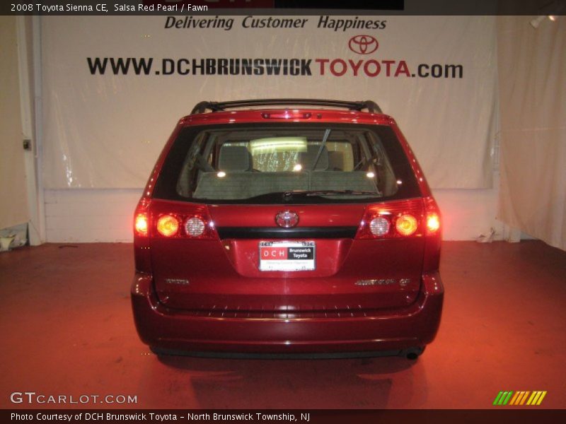 Salsa Red Pearl / Fawn 2008 Toyota Sienna CE
