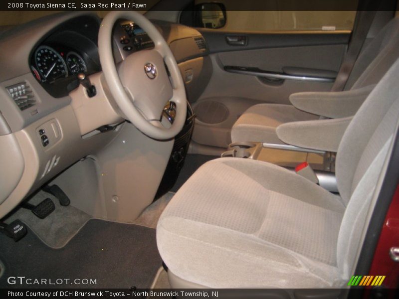 Salsa Red Pearl / Fawn 2008 Toyota Sienna CE