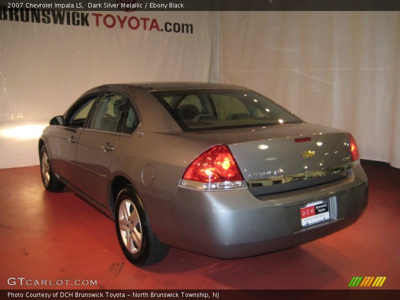 Dark Silver Metallic / Ebony Black 2007 Chevrolet Impala LS