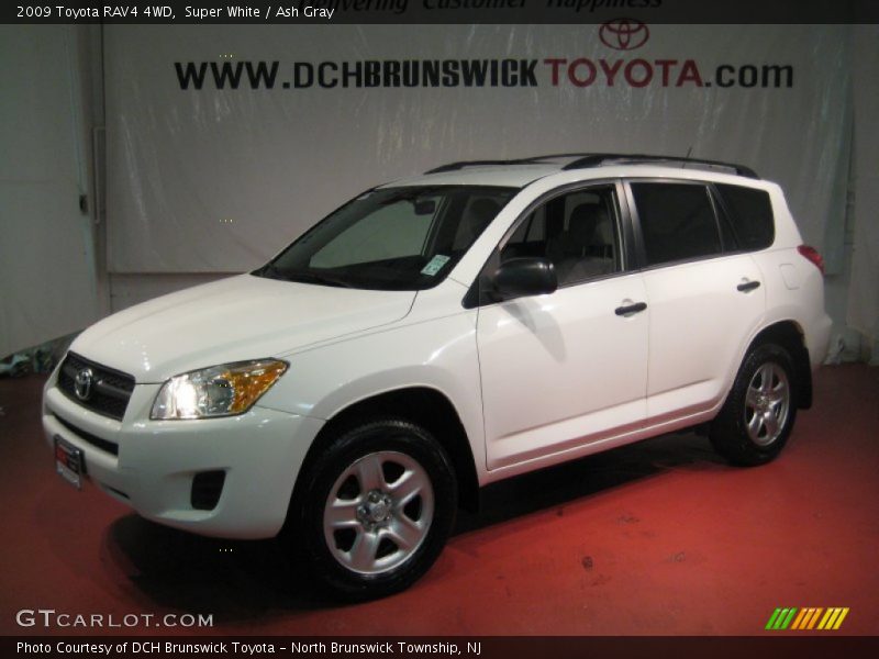 Super White / Ash Gray 2009 Toyota RAV4 4WD
