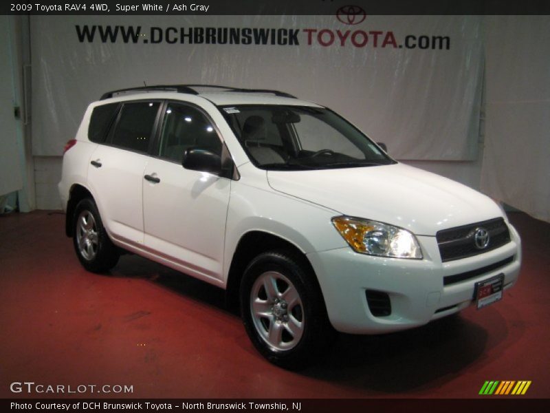 Super White / Ash Gray 2009 Toyota RAV4 4WD