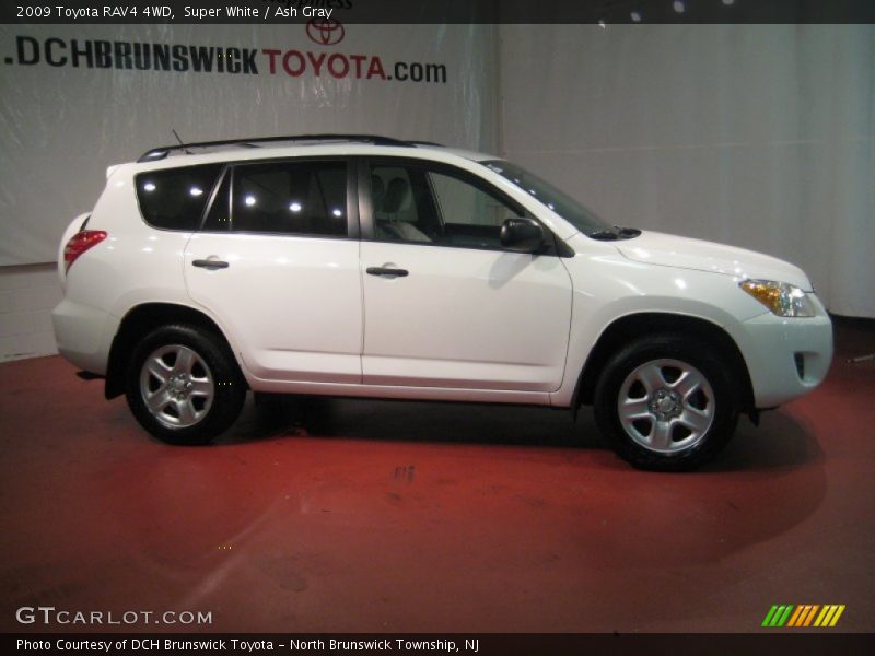 Super White / Ash Gray 2009 Toyota RAV4 4WD
