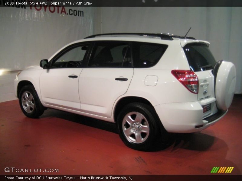 Super White / Ash Gray 2009 Toyota RAV4 4WD