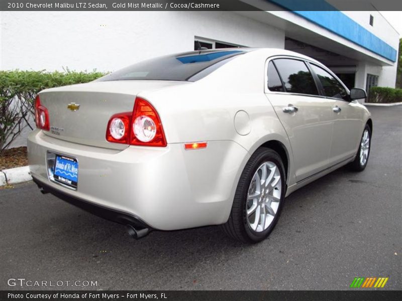 Gold Mist Metallic / Cocoa/Cashmere 2010 Chevrolet Malibu LTZ Sedan