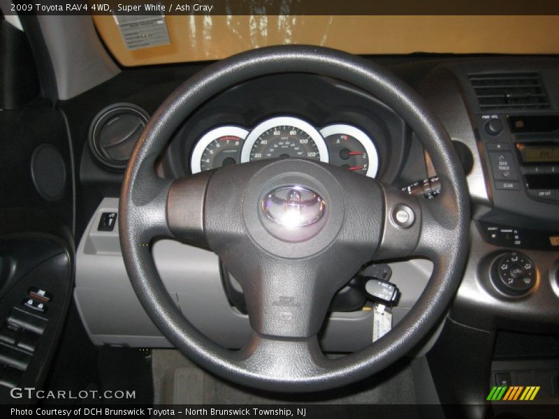 Super White / Ash Gray 2009 Toyota RAV4 4WD